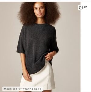 Jcrew EuC 100% Wool Oversized Sweater-tee